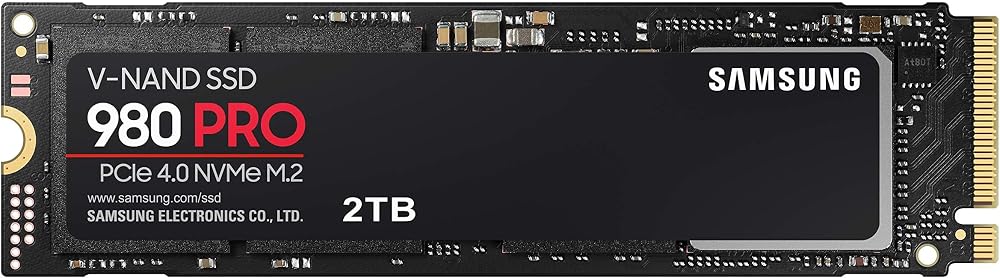 Samsung 980 PRO SSD 2TB PCIe NVMe Gen 4 Gaming M.2 Unidad de estado só