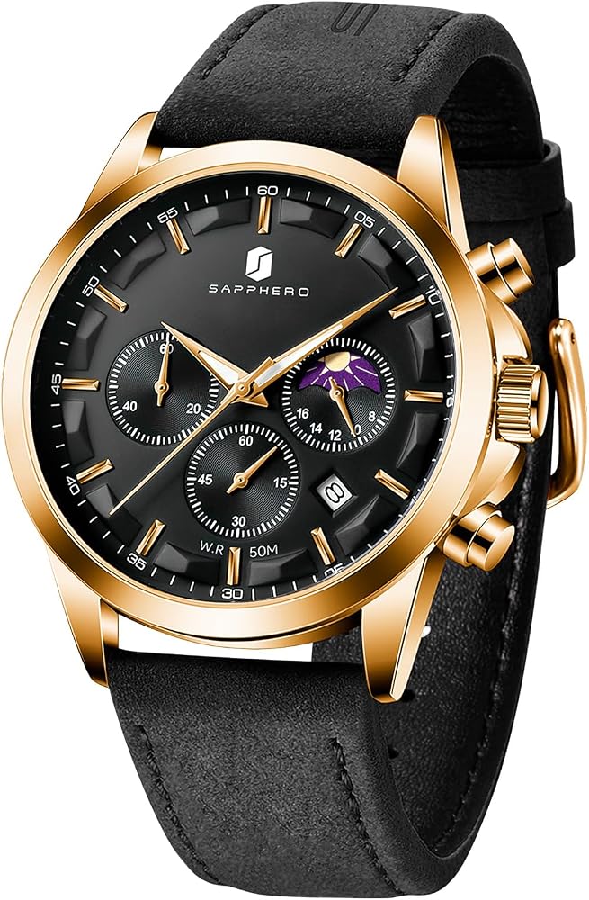 BENYAR Relojes para hombre, cronógrafo analógico de cuarzo, impermeabl