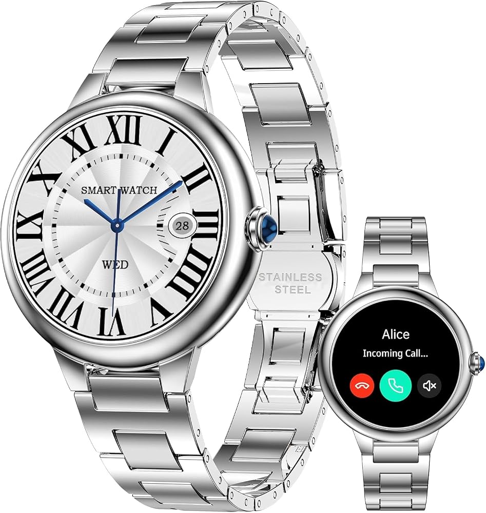 Relojes inteligentes de lujo para mujer, 1.19 "AMOLED, DA GPT, respond