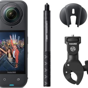 Insta360 X5 Paquete para Motocicleta - Cámara de acción 360° impermeab