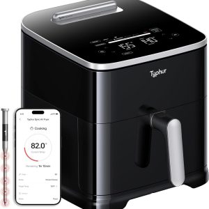 Typhur Freidora de Aire Sync de 8QT con Termómetro Inalámbrico Integra