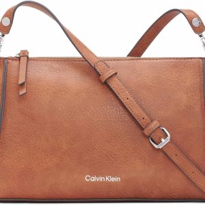 Calvin Klein Mochila Millie Novelty para mujer, Caramel Combo, Tamaño