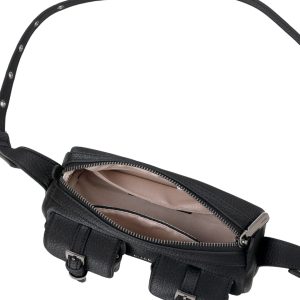 Cartera Bandolera Det Bolsillo Black Mujer Fiore - Image 3