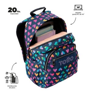 Morral Escolar Acuarela 20 Litros Totto - Image 3