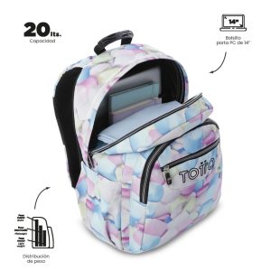 Morral Acuarela Glitter Candy 20 Litros Totto - Image 3