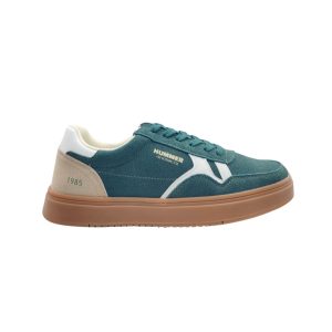 Zapatenis Diseño Urbano Caño Bajo Verde Marrón Hombre Hummer