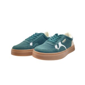 Zapatenis Diseño Urbano Caño Bajo Verde Marrón Hombre Hummer - Image 3