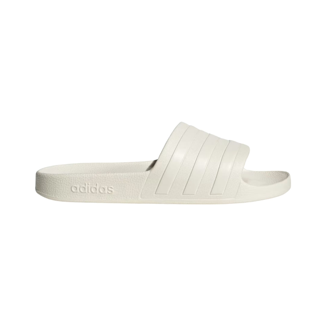 Zapatilla Adilette Aqua Beige Blanco Mujer Adidas