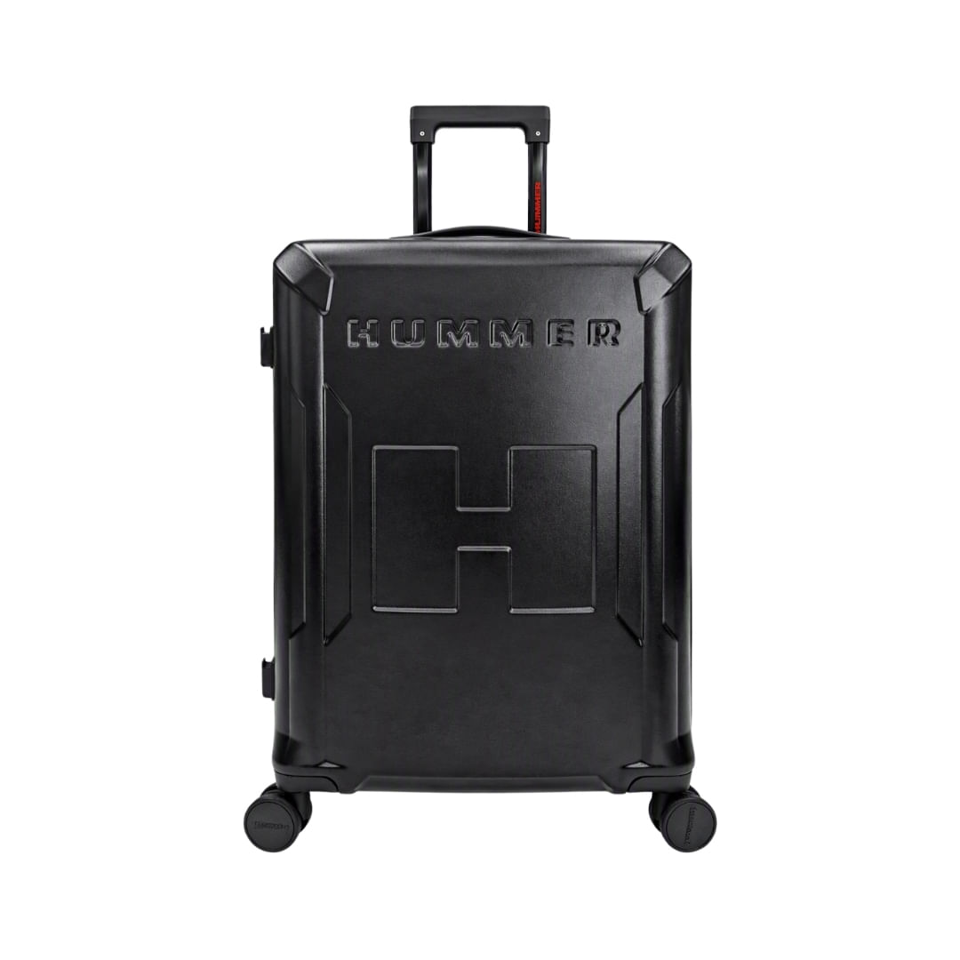 Maleta Mediana Rígida Detroit Negro Hummer