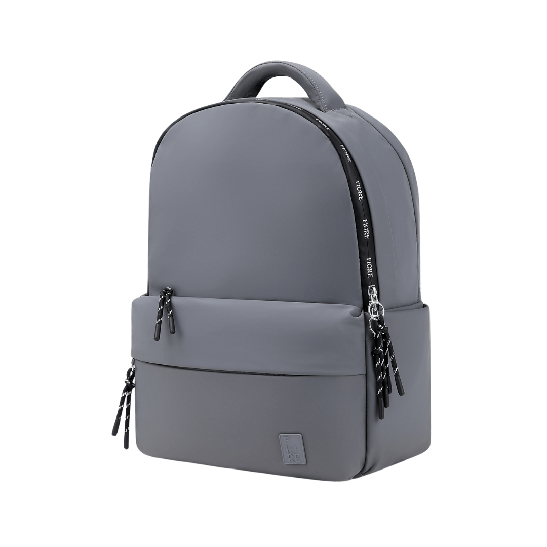 Mochila Fiore Gris De Nylon Con Detalles De Cierre F8217GR Mujer