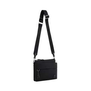 Bandolera Fiore Negra De Nylon F8219BL Mujer