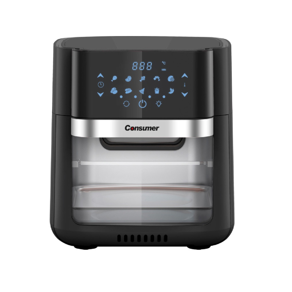 Freidora Consumer 10Lts Air Fryer 7 en 1