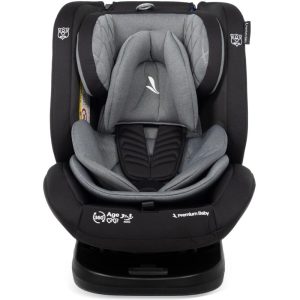 Asiento Premium Baby Para Auto First 360° 2.0 Negro Gris