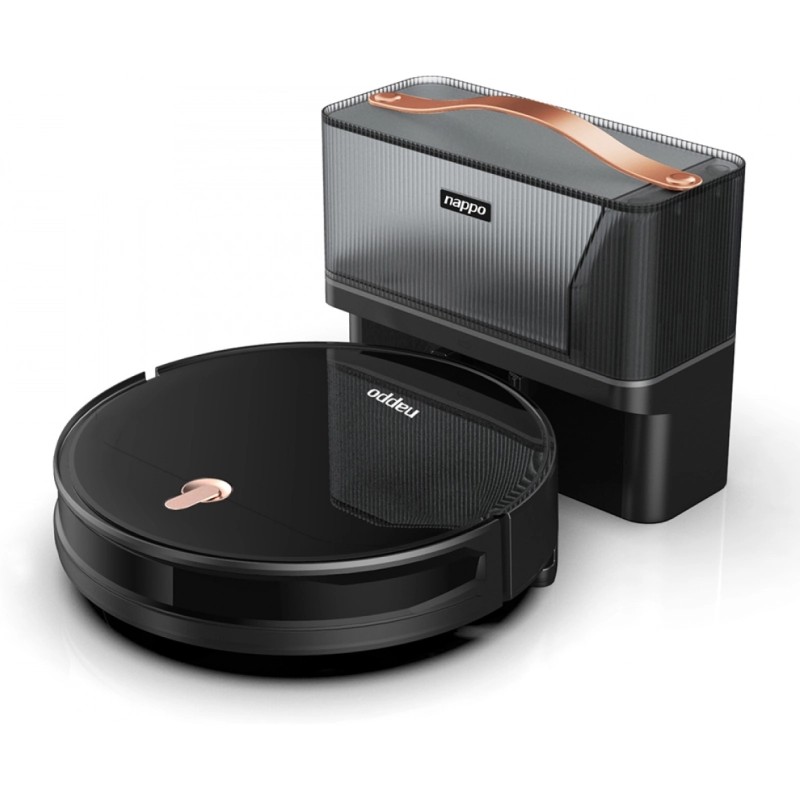 Aspiradora Robot Nappo Nlar 201 Seco Humedo Autovaciante Wifi 2600Mah