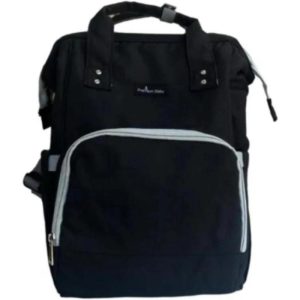 Mochila Maternal Negra Con Cambiador Premium Baby Pb Aa001