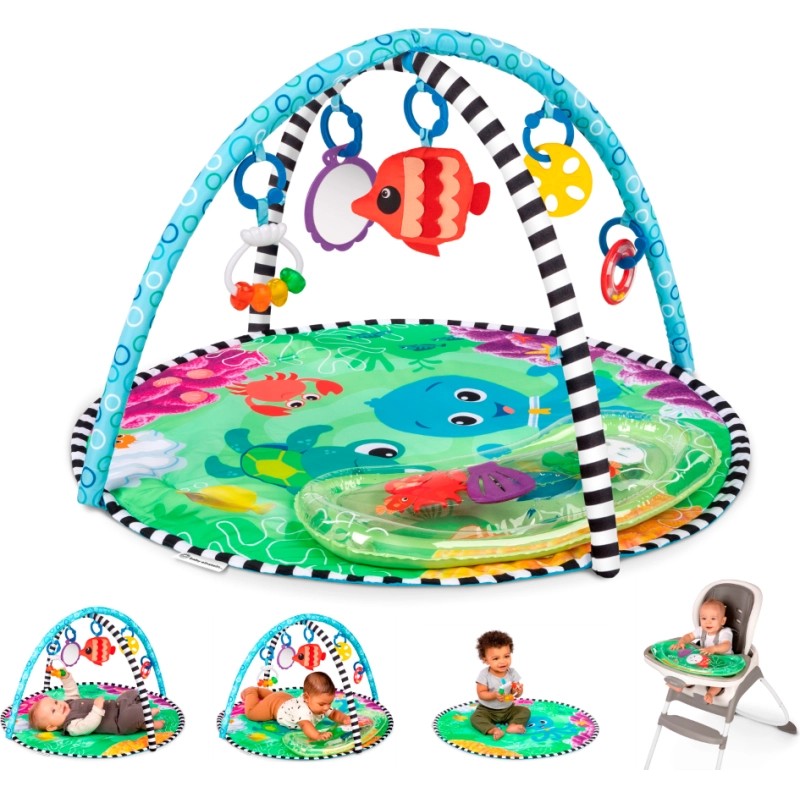 Gimnasio 4 En 1 Baby Einstein Sea Floor Explorers Con Alfombra De Agua