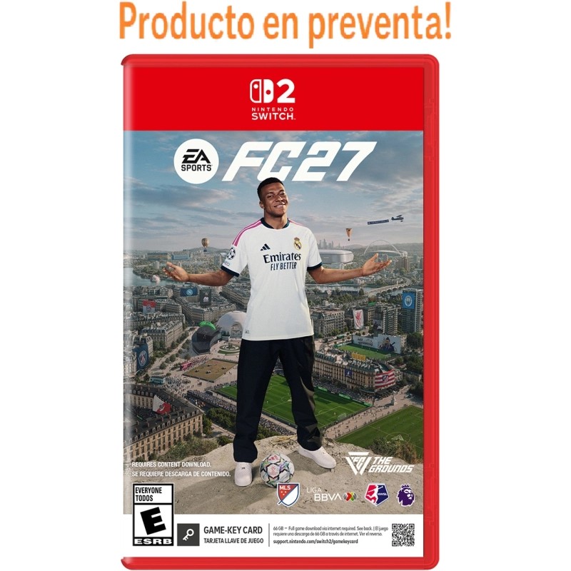 Juego De Nintendo Switch 2 Ea Sports Fc 27
