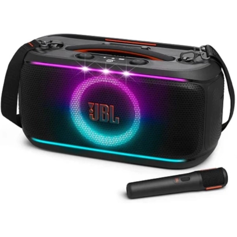 Parlante Jbl Partybox On The Go 2 Microfono Inalambrico Bluetooth Negr