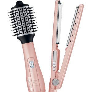 Pack Babyliss Planchita Rizadora 4091+Cepillo 2.5 Rose Gold 7410846760